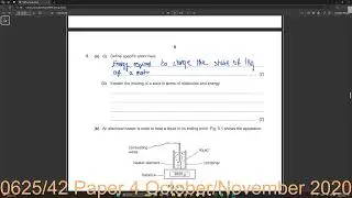 IGCSE Physics 0625/42 Oct/Nov 2020 [Q4,5]