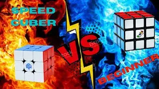 Speed cuber V/S Beginners|| Cubing Skit ||By Cubing  twins