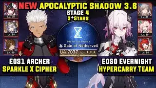 E0 Archer Carry & E0 Evernight Carry W/ RMC (3 Stars) NEW Apocalyptic Shadow 4 Honkai Star Rail 3.6
