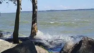 Tour of Marblehead Lighthouse State Park, Ohio Listening to the waves from Lake Erie.