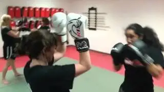 Muay Thai class in Toronto at T.H.A Martial Arts in Leaside