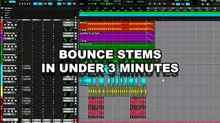 HOW TO EXPORT STEMS IN PRO TOOLS IN UNDER 3 Minutes