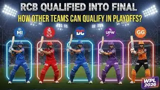 RCB Qualifies for FINAL! 🏆 | Baki Teams Kaise Jayengi Playoffs? | WPL 2026 Scenarios