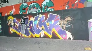 RUDI / Trackside Graffiti Spray / Colorful Stylewriting / Making Of /