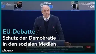 EU-Parlament: Debatte Gesetz &uuml;ber digitale Dienste + europatalk | 21.01.2025