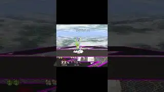 A CLASSIC FOX UP-THROW UP-AIR #ssbm #fox #peach