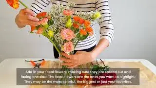 Fresh Blooms - One Sided Arrangement