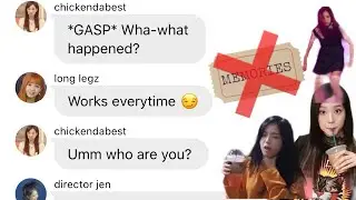 bts and blackpink texts - jisoo lost her memories??