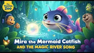 Mira the Mermaid Catfish 🧜‍♀️🐟 | A Magical Jungle River Story | The Talking Zoo