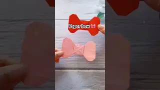 Stop buying bows! 🎀 Make this in 60 sec #diy #crafts #artbytes | valentine gift wrapping with bow