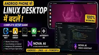 Android Phone Ko Linux PC Mein Convert Karein! 🔥 Ubuntu Chroot + Antigravity IDE