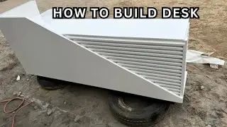 From Raw Wood to Luxury Desk | Smooth Build & Spray Finish