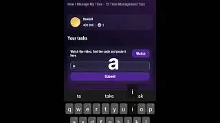 15 Time Management Tips Tapswap Code || How I Manage My Time..#tapswapcode #tapswap