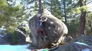 Coarse Arete V8 - Pie Shop, Lake Tahoe