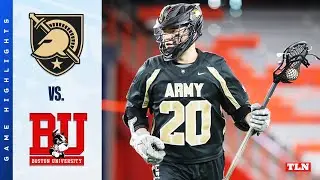 BRENDAN NICHTERN 10 POINT GAME! Army vs. Boston University | 2022 College Lacrosse Highlights