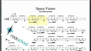Space Future Rockschool Grade 6 Drums