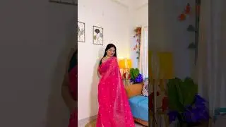 Beautiful party wear saree from meesho find new araival saree #saree #youtubeshorts #meesho