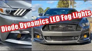Светодиодные противотуманные фары Diode Dynamics SS3 PRO для Mustang 2015-20 годов выпуска