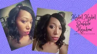 THE PERFECT MESSY BOB FOR SPRING | Model Model Bubble Meadow Wig