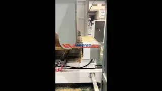 Multihead 5 axis cnc router for irregular wood stairs chairs making #5 axis cnc router #irregular
