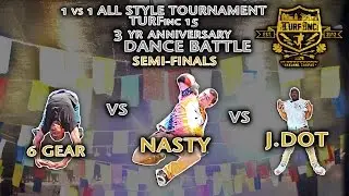 TURFinc 15 1v1 All Style Tournament Dance Battle Qualifying Top 3 | 5 De Mayo Dance Battle