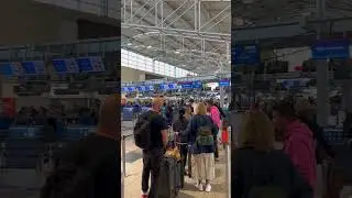 Prague airport check-in area #shorts #prague #airport #terminal