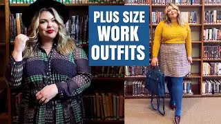 Plus Size Work Outfits // Fall Lookbook | LearningToBeFearless