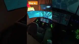 Stepping into my cockpit room feels like entering another world #shorts #starcitizen #gaming