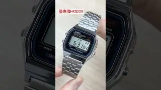 CASIO 復古跳字錶 A159WA-N1 優惠價🌟HKD 228 歡迎客服查詢 WhatsApp📞+852 6708 8073 #shorts #casio
