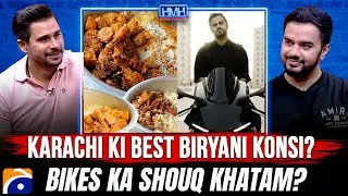 Karachi ki best Biryani konsi? - Irfan Junejo bikes | Hasna Mana Hai - Tabish Hashmi - Geo News