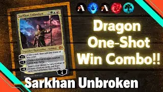 【Historic Brawl Deck】🥶😡🤢| Dragon One-Shot Win Combo!!| Sarkhan Unbroken