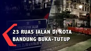 23 Jalan di Kota Bandung Buka-Tutup Hingga 22 Desember