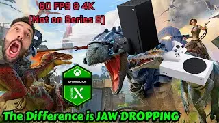 ARK Survival Evolved Xbox Series X vs Xbox Series S Performance Split Screen Graphics Analysis