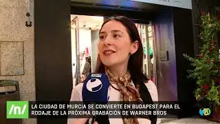 04/11/2025 Murcia se transforma en Budapest para el rodaje de 