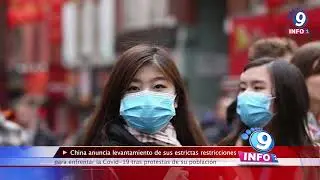 China anuncia levantamiento de sus restricciones para enfrentar Covid-19 tras protestas.