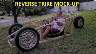 Building a Full-Scale Reverse Trike Model w/ The Boys, T-Rex Inspired 🙂👍