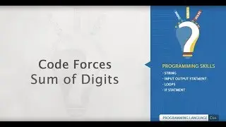 CodeForces 102B - Sum of Digits