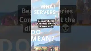 What do servers mean on WoW? #worldofwarcraft #beginnersseries #wow