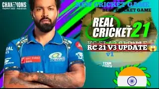 REAL CRICKET 21 V3 FINELY🤩‼️ IPL AUCTION 2025❗NEW SQUAD & NEW UI || NEW IPL JERSEY 😱