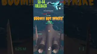 SU-34 FULLBACK BOOMING AIR STRIKE#modernwarshipgameplay #bombardmentlevel #airstrike #boom