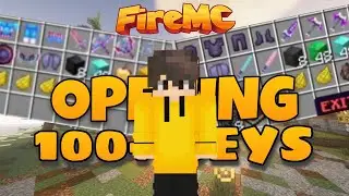 Opening 100 Keys In Fire Mc In @PSD1's Server To Become Stacked | #firemc