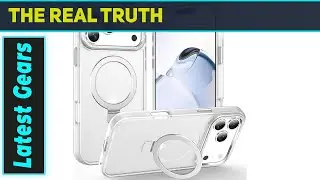 Magnetic iPhone 17 Pro Case Best Slim Matte Case with Ring Stand & 10FT Protection