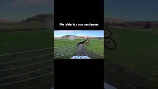 Guy crashes into a gate to open for his friend 💪🏻☠️ #fails #massive #gentleman #shorte #viral