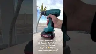Makita 18V/14.4V/12V NI Adapter To Parkside LIDL 20v Battery