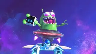 ASTRO BOT - Intro To The Game and First Level 'Sky Garden'