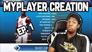 PLAYER CREATION + FIRST LOOKS ON GAMEPLAY!!! NBA 2K19 MOBILE MYCAREER EP. 1!!!