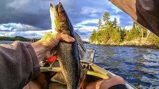 Walleye Fishing the BWCA - Brule Lake