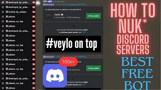 HOW TO NUKE AND RAID A DISCORD SERVER (working) 2025 (fast)