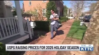 USPS announces raised prices for 2025 holiday season