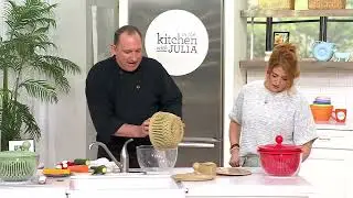 Henning Lee 10pc Multi Function Salad Spinner & Prep Bowl on QVC